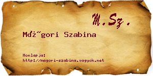 Mágori Szabina névjegykártya